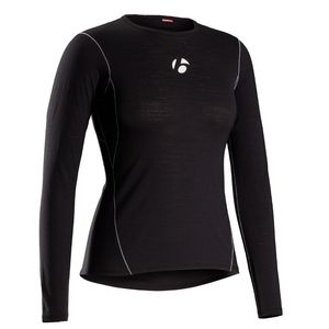 Bontrager B2 Women's Long Sleeve Cycling Baselayer black biking winter layer